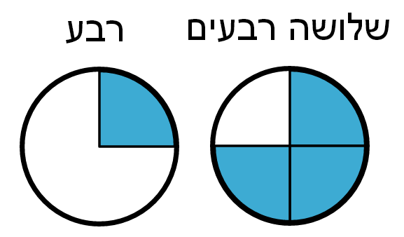 ממלאים עיגולים בשברים ממלאים עיגולים בשברים
